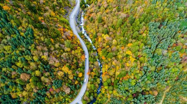 「畢棚溝」秋日秘境，品詩和遠方