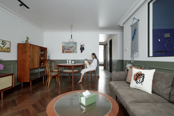 73㎡另類法式豪宅:廚房可以看電視,馬桶上面能洗手? 73㎡另類法式豪宅:廚房可以看電視,馬桶上面能洗手?