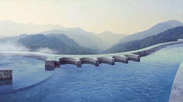 藏在森林的高逼格度假去處，國內少有的懸崖溫泉，老廣：值得去