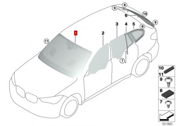 寶馬X1前擋風玻璃無故開裂，可能是兩個原因造成的，建議車主瞭解