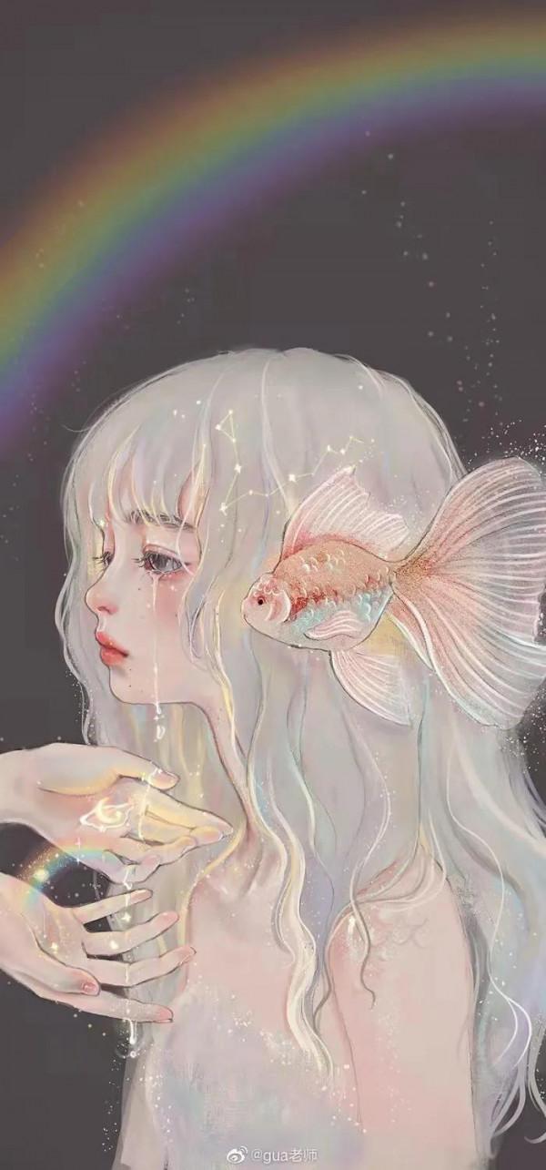 #十二星座桌布# #星座擬人# 插畫# #手繪頭像#