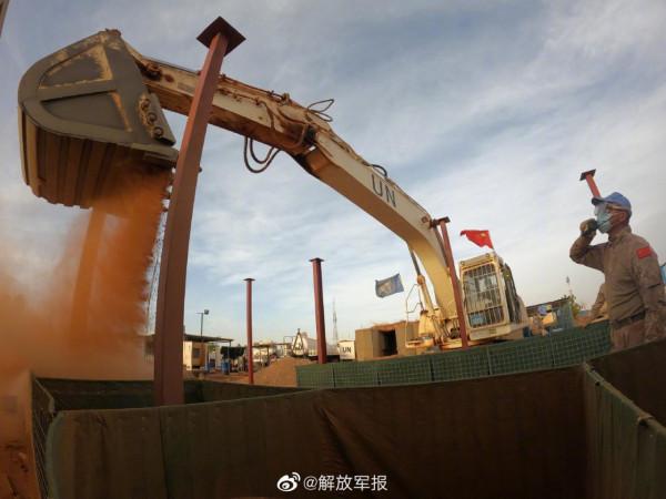 再獲好評！中國藍盔順利完成施工任務