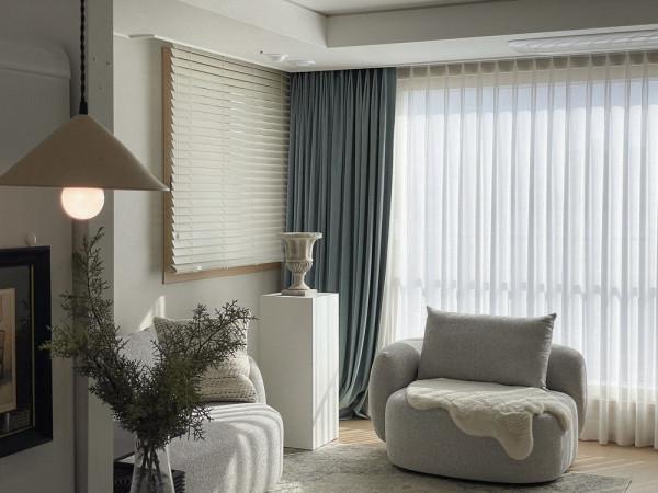 “簡裝”很滿意，人生第一套房75㎡，客廳多功能隨時切換生活狀態