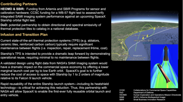 NASA和SpaceX合作研究星艦火箭可重複使用的隔熱瓦 NASA和SpaceX合作研究星艦火箭可重複使用的隔熱瓦