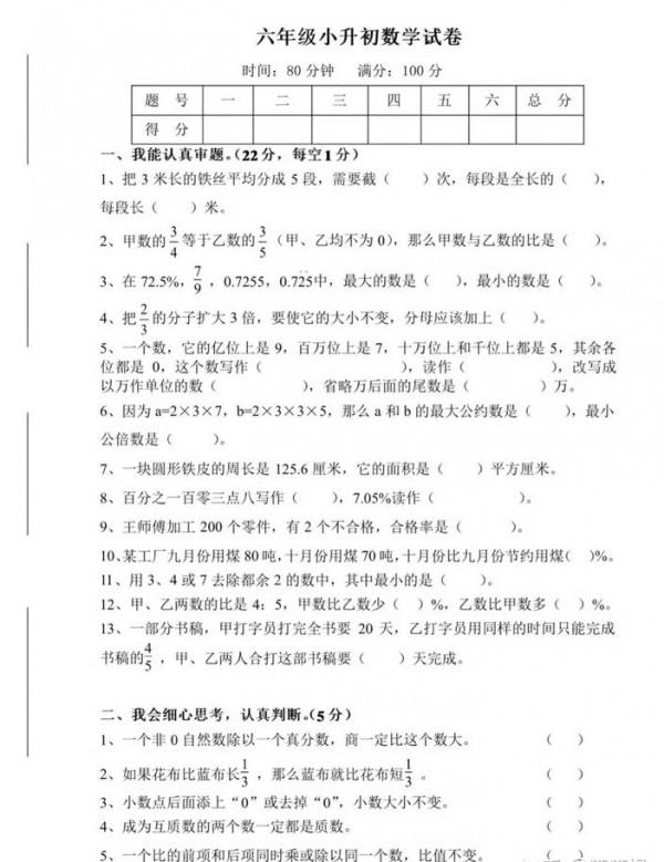 純乾貨！小學1-6年級的數學學習規劃及方法，建議家長收藏