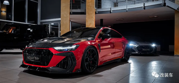 花100萬打造735馬力的奧迪RS7，3秒破百的碳纖維猛獸你們愛了嗎？