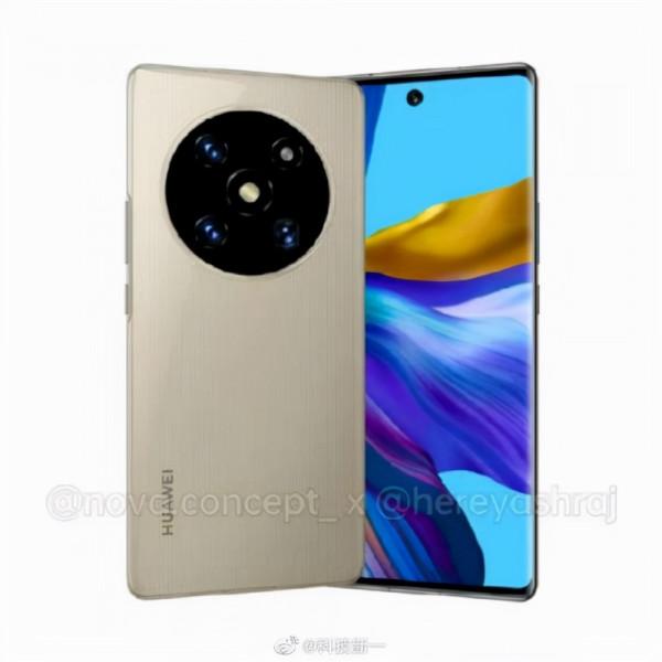 華為Mate50渲染圖曝光：經典奧利奧相機模組