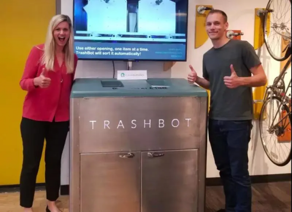 國外腦洞大開設計的，自動分類垃圾箱，效率可以有多高