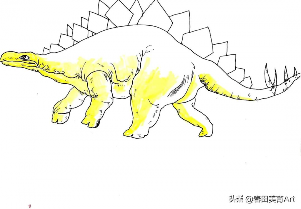 教程丨少兒美術課程《重返侏羅紀》