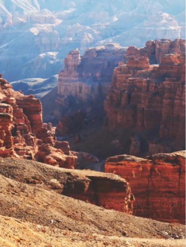 堪比美國大峽谷的哈薩克恰倫大峽谷，哈薩克恰倫大峽谷