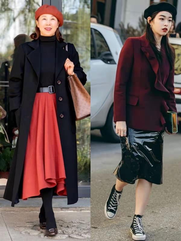 冬季穿半身裙，選&OpenCurlyDoubleQuote;寬鬆&rdquo;還是&OpenCurlyDoubleQuote;修身&rdquo;？看完這組搭配你就知道了
