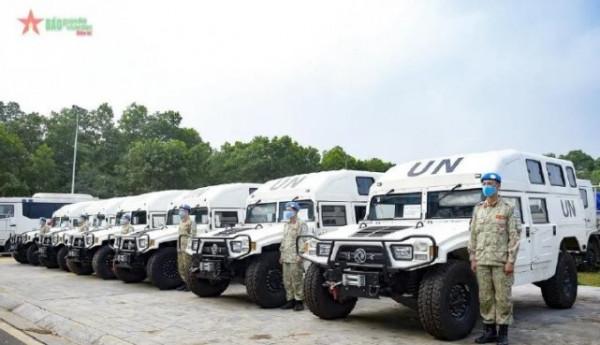 越南曝光“東風部隊”，都是猛士裝甲車！聯合國統一調派多國使用