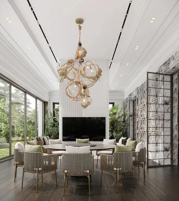 189㎡輕奢豪宅，一半生活，一半藝術