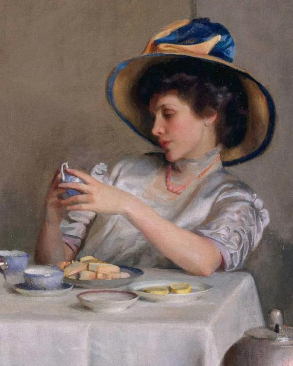 80張古典人物油畫（女孩），華麗與優雅美的結合