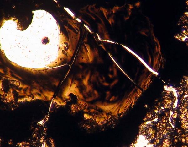 提森特（Tissint）火星隕石薄片