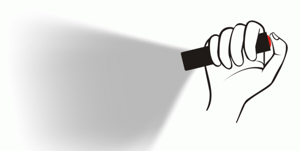 開啟手電筒後，再馬上關閉，這條光線會直接消失還是繼續傳播呢？