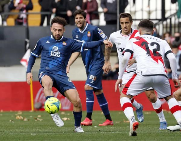 猛攻無果,西班牙人0-1客負巴列卡諾 猛攻無果,西班牙人0-1客負巴列卡諾