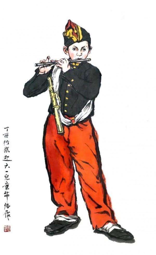 業餘畫家龍波行、作品精湛很正點