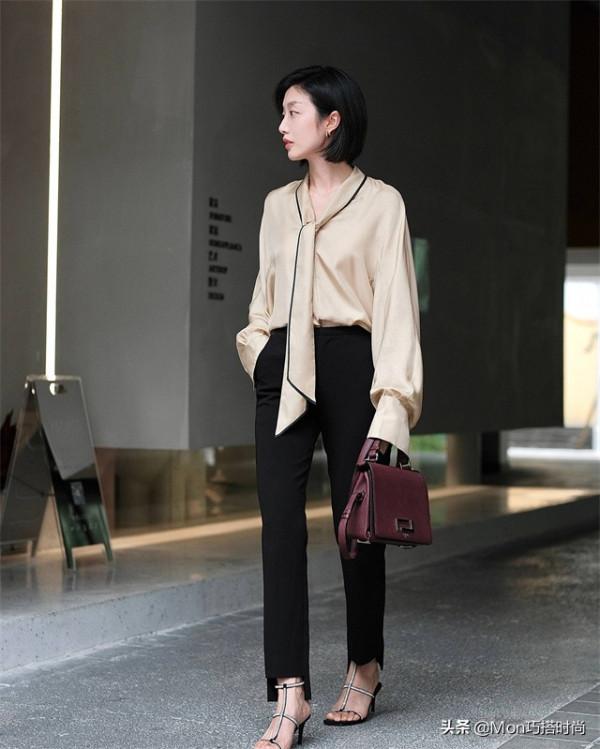 40歲左右的女人，褲子儘量不要穿闊腿褲和無痕褲，其實這些更時髦
