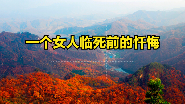 一個女人臨死前的懺悔