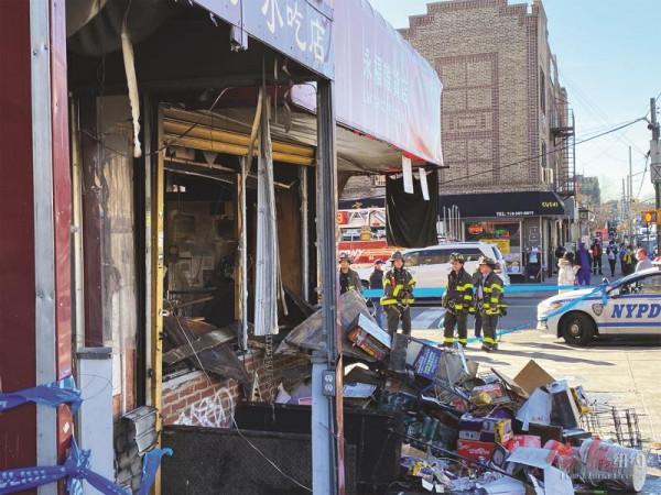 八大道華社凌晨大火 兩華裔店鋪被燒燬