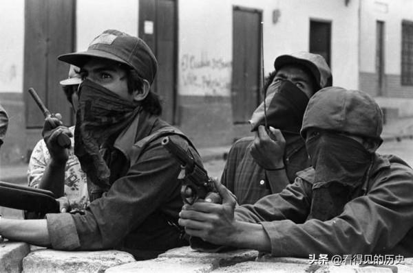 老照片 1979年尼加拉瓜反政府游擊隊