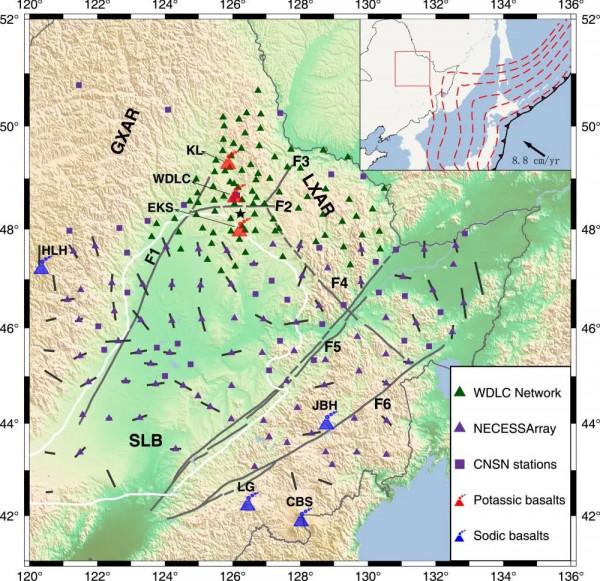 JGR:中國東北五大連池富鉀板內火山成因機制——來自背景噪聲和遠震面波聯合成像的新證據 JGR:中國東北五大連池富鉀板內火山成因機制——來自背景噪聲和遠震面波聯合成像的新證據