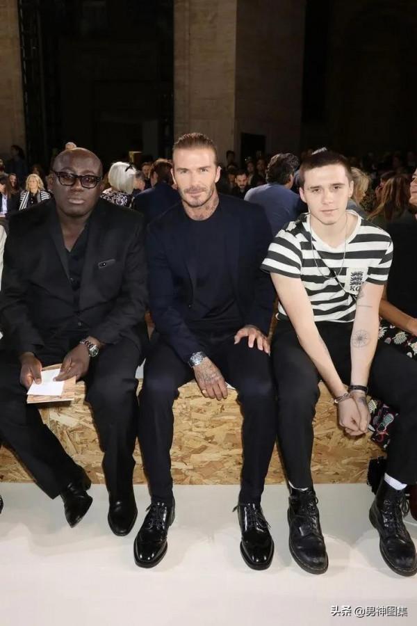 瀟灑英俊，貝克漢姆家大少爺