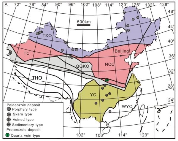 中國的鉬礦都在哪？
