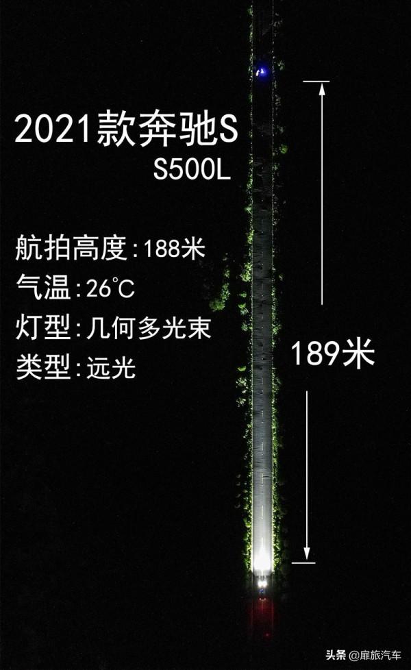 光明與黑暗：賓士S500L車輛大燈測試 地表最強？