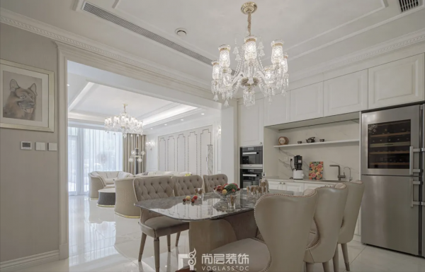 首開天譽 | 500㎡簡歐風格的新家，浪漫極了