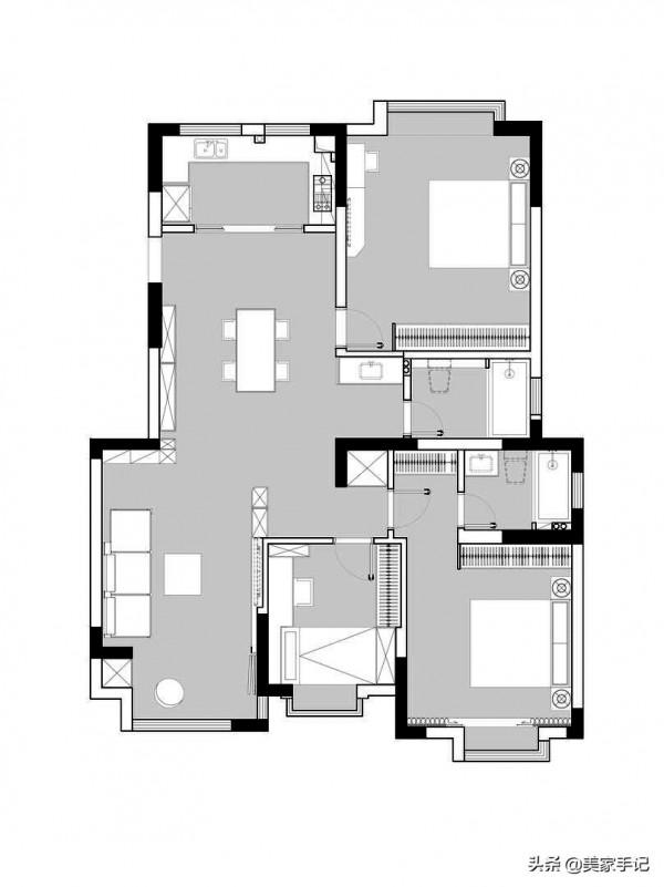 南京夫妻129㎡的家,堅持全屋打滿櫃子,效果不是一般的大氣實用 南京夫妻129㎡的家,堅持全屋打滿櫃子,效果不是一般的大氣實用