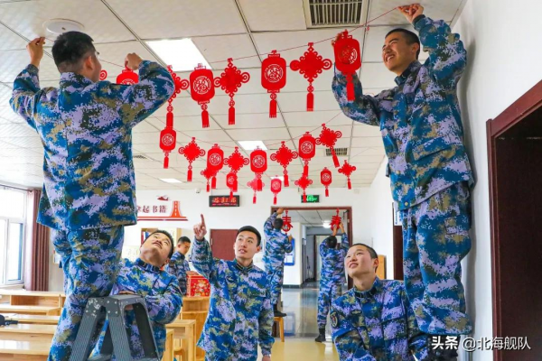 滿屏祝福！北部戰區海軍官兵給您拜年啦
