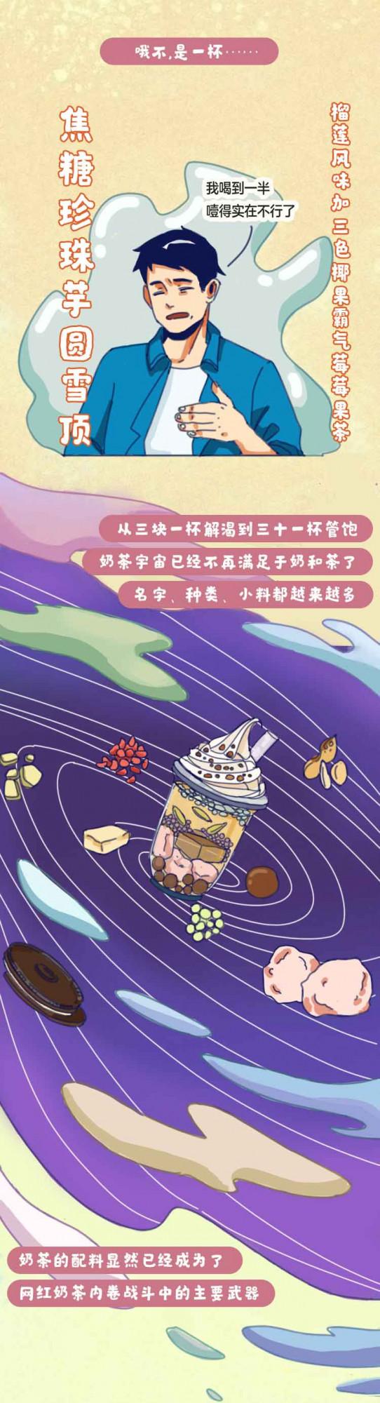 女孩子愛喝的奶茶裡，到底加了多少“猛料”？（漫畫）