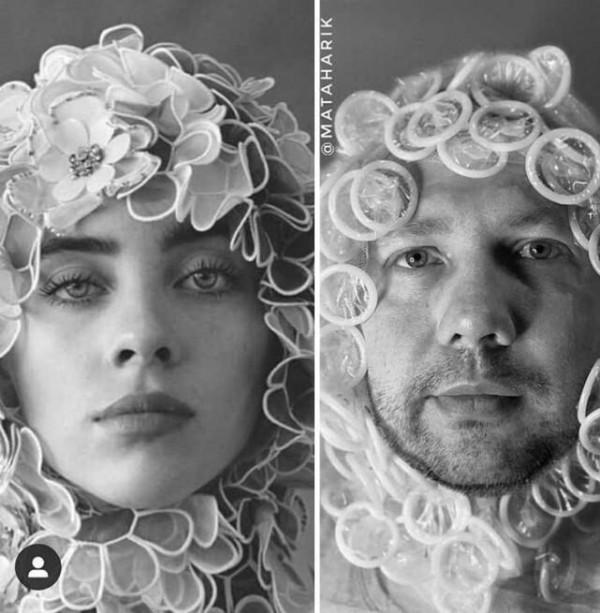 模仿名人之搞笑版:金姐的洋蔥胸衣,碧梨“頭飾”,默克爾家的鍋 模仿名人之搞笑版:金姐的洋蔥胸衣,碧梨“頭飾”,默克爾家的鍋