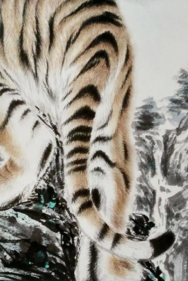 手把手教你畫出虎王圖，張大千立誓千金不畫與外人