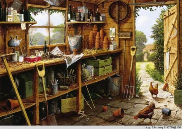 英國藝術家Edward.Hersey田園,一種美好的記憶 英國藝術家Edward.Hersey田園,一種美好的記憶