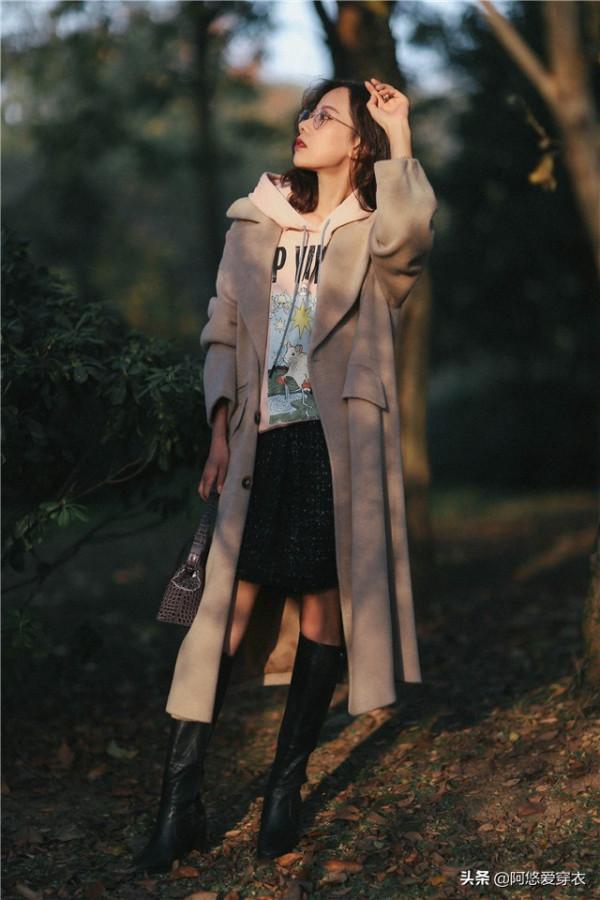 大衣+裙子，今冬最洋氣顯瘦的穿法都在這裡了！照著穿誰美誰知道