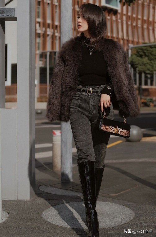 冬季不要瞎打扮，多試試這些百搭顯瘦的鞋子，小個子穿也很合適