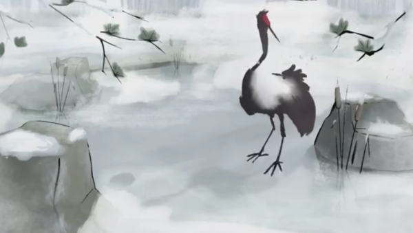 水墨風動畫《裹腳少女》，被束縛的不僅是腳，還有嚮往自由的靈魂