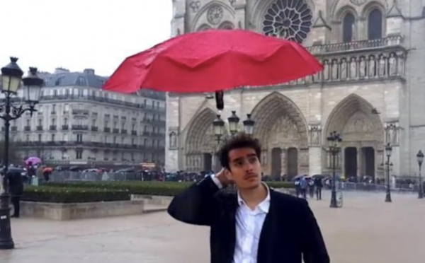 日本發明無人機雨傘，從此解放雙手，人工智慧改變生活