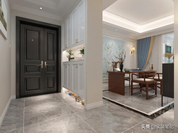 130㎡的家裝簡約美式，簡潔有設計感，整體那叫一個高大上，很美