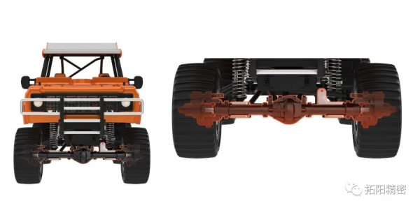 百變動力推出首款微型雙缸四衝程發動機遙控汽車模型