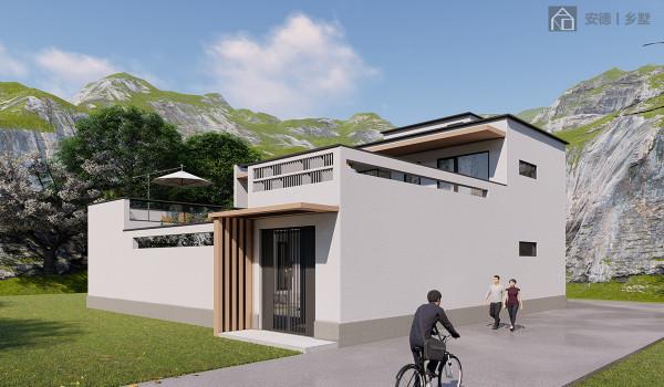 北京密雲湯河口村李家別墅,建築尺寸:16.1*17m,土建造價:39.6 北京密雲湯河口村李家別墅,建築尺寸:16.1*17m,土建造價:39.6