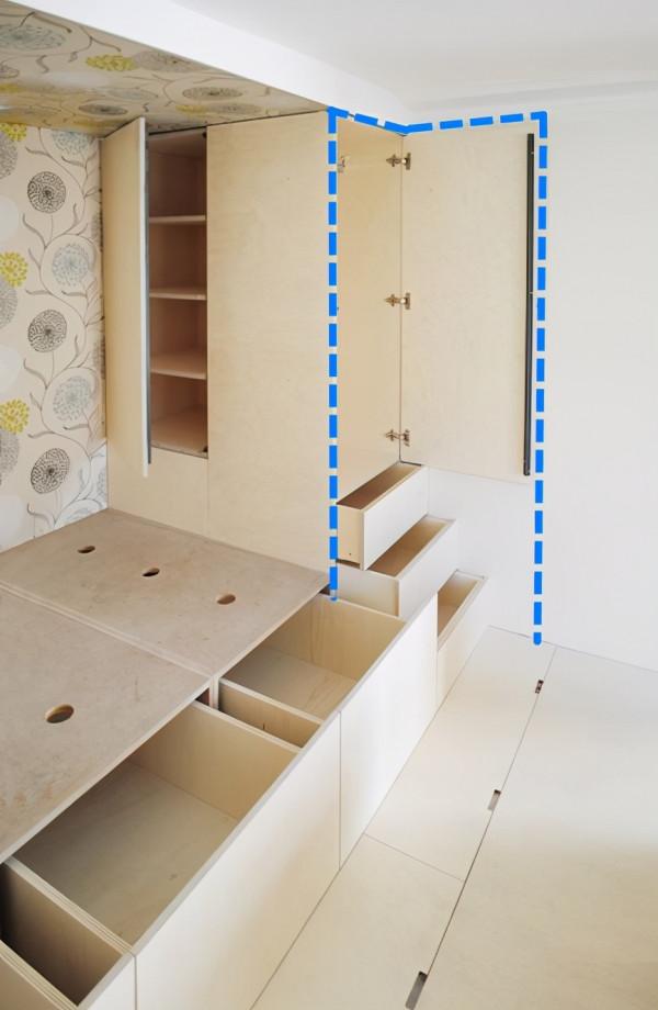 一語點醒夢中人,榻榻米側面40公分寬做窄櫃,小房間又多1㎡收納 一語點醒夢中人,榻榻米側面40公分寬做窄櫃,小房間又多1㎡收納