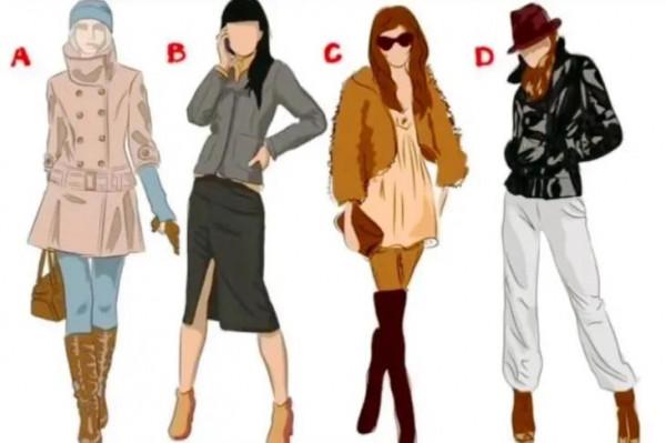 小測試：觀察圖中模特，選擇符合你審美搭配方式，測下你深層人格