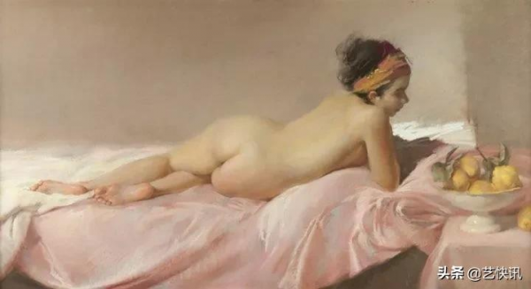 粉彩畫 | 費利佩·桑塔曼斯的人物，詮釋著最美的人體造型