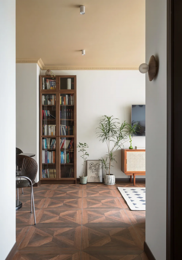 56㎡復古法式風格小戶型公寓裝修，浪漫生活體驗