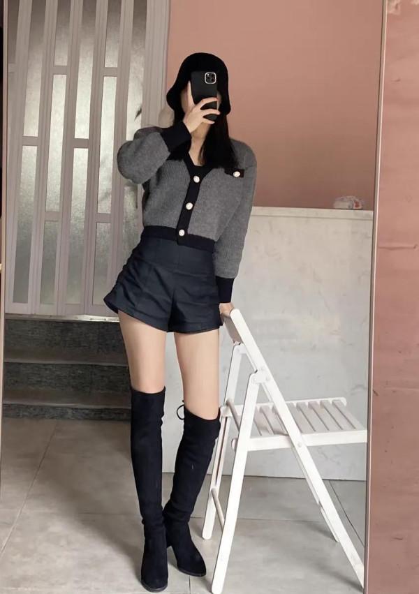 小個子穿上瞬間增高的冬靴，穿搭方便，修飾腿型，太好看了