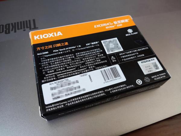 給萌妹子的聯想Thinkbook14加固態硬碟——鎧俠 RC20 EXCERIA G2簡測 給萌妹子的聯想Thinkbook14加固態硬碟——鎧俠 RC20 EXCERIA G2簡測